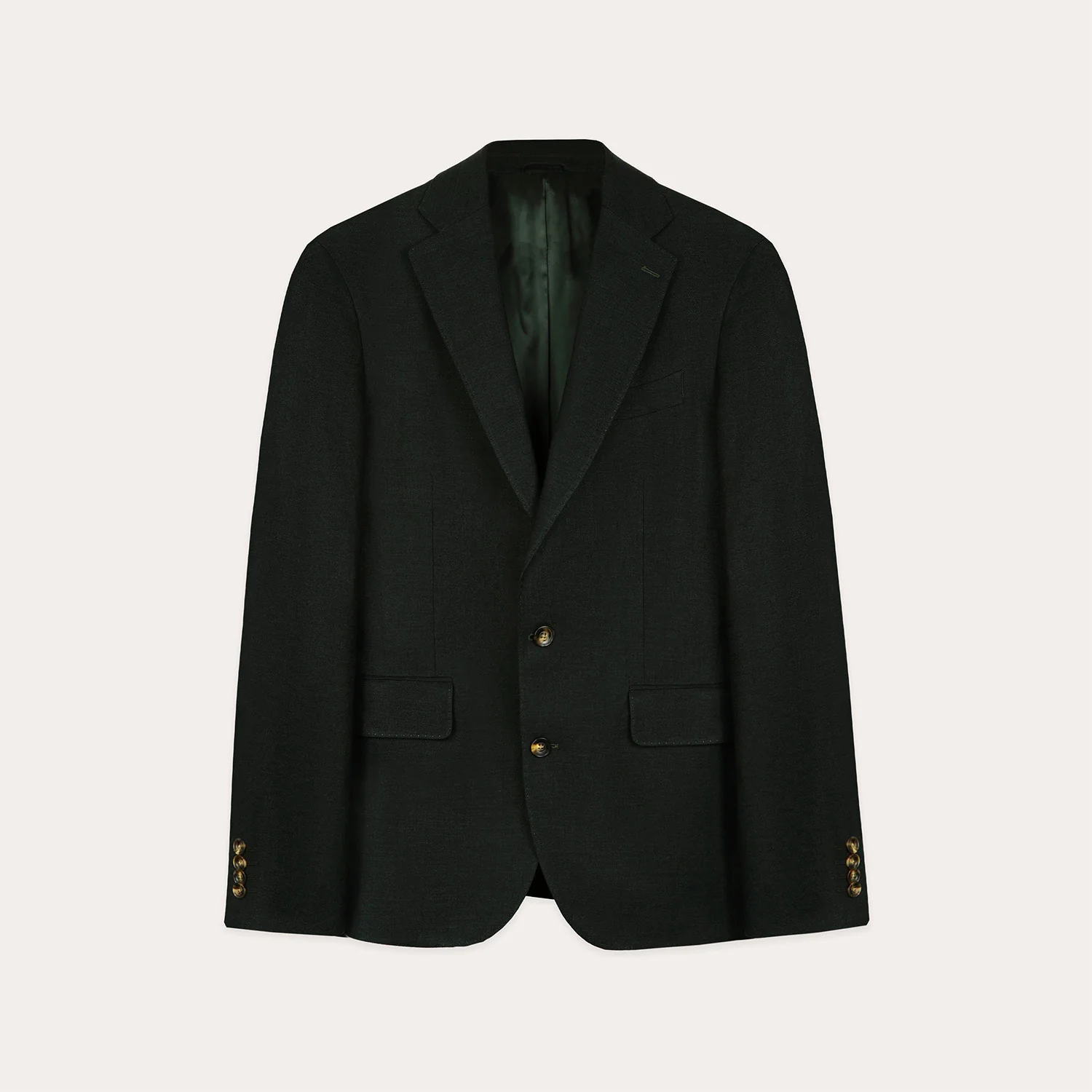Green linen jacket
