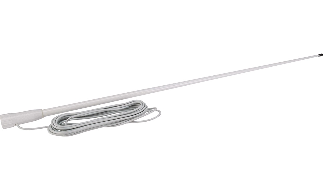 VHF motorbådsantenne 105 cm, 7 m kabel