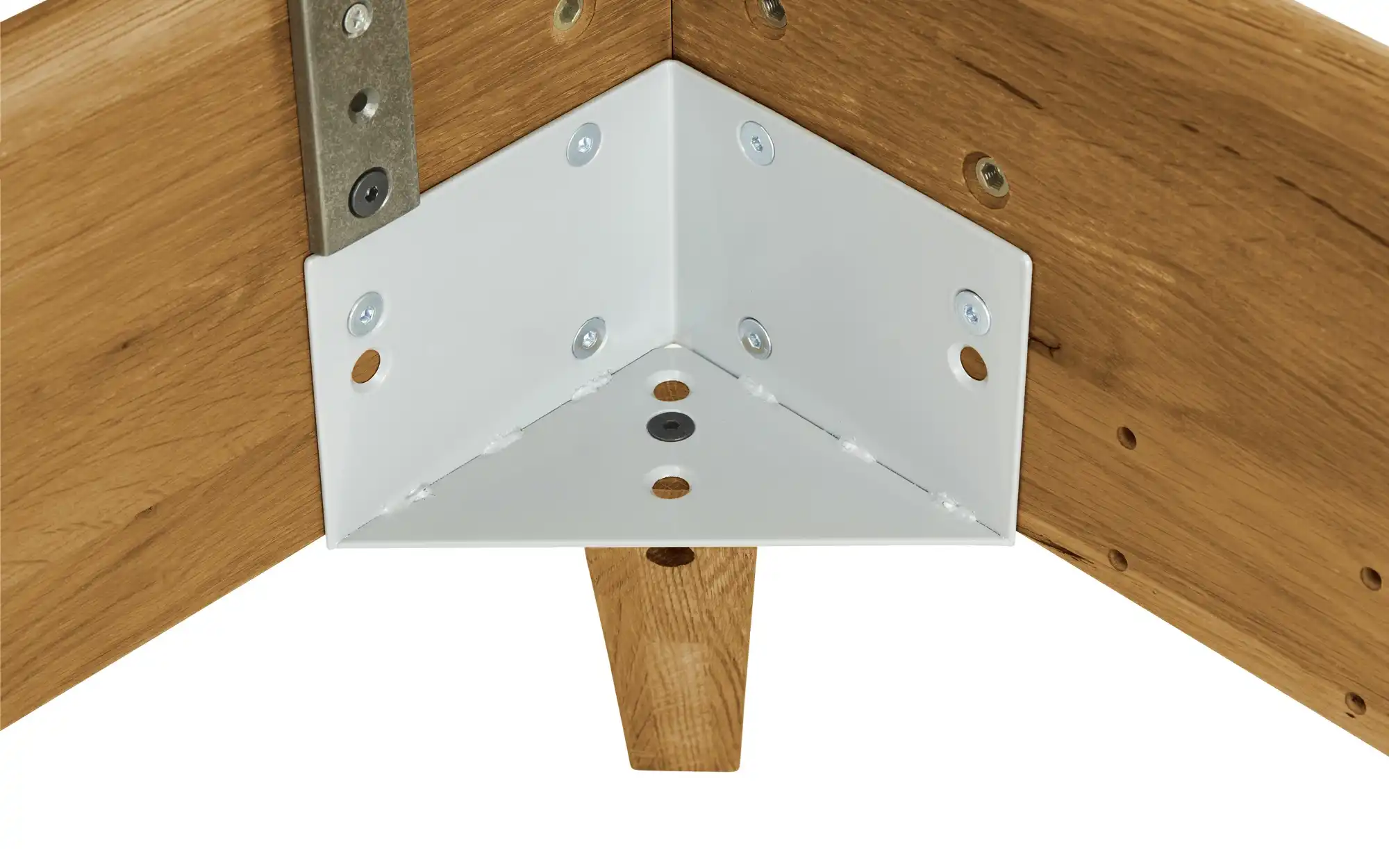 Massivholz-Bettgestell Bivio