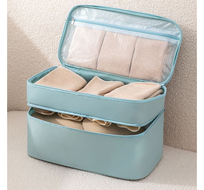 On My Mind - Reiskledingorganizer van effen stof