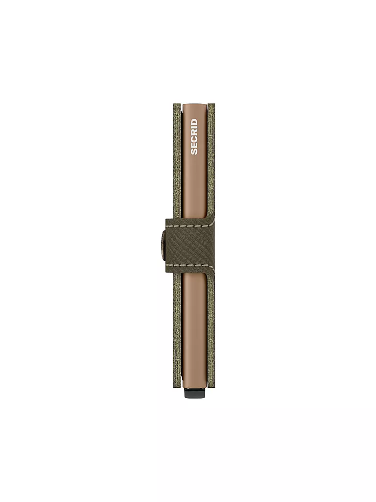 SECRID Geldbörse - Miniwallet Saffiano Olive olive