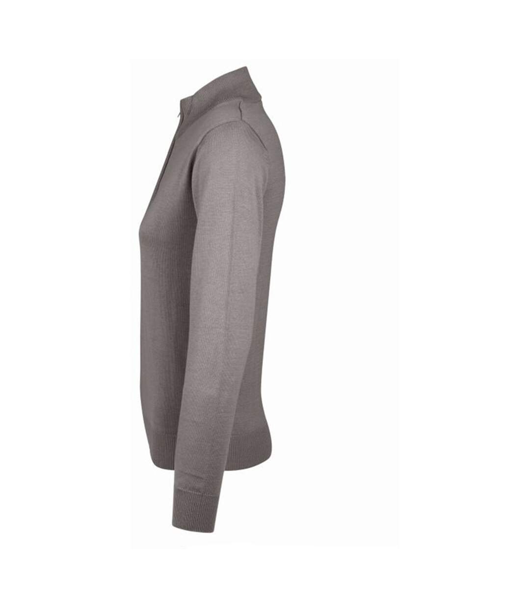 SOLS Gordon - Gilet à manches longues et fermeture zippée - Femme (Gris) - UTPC505