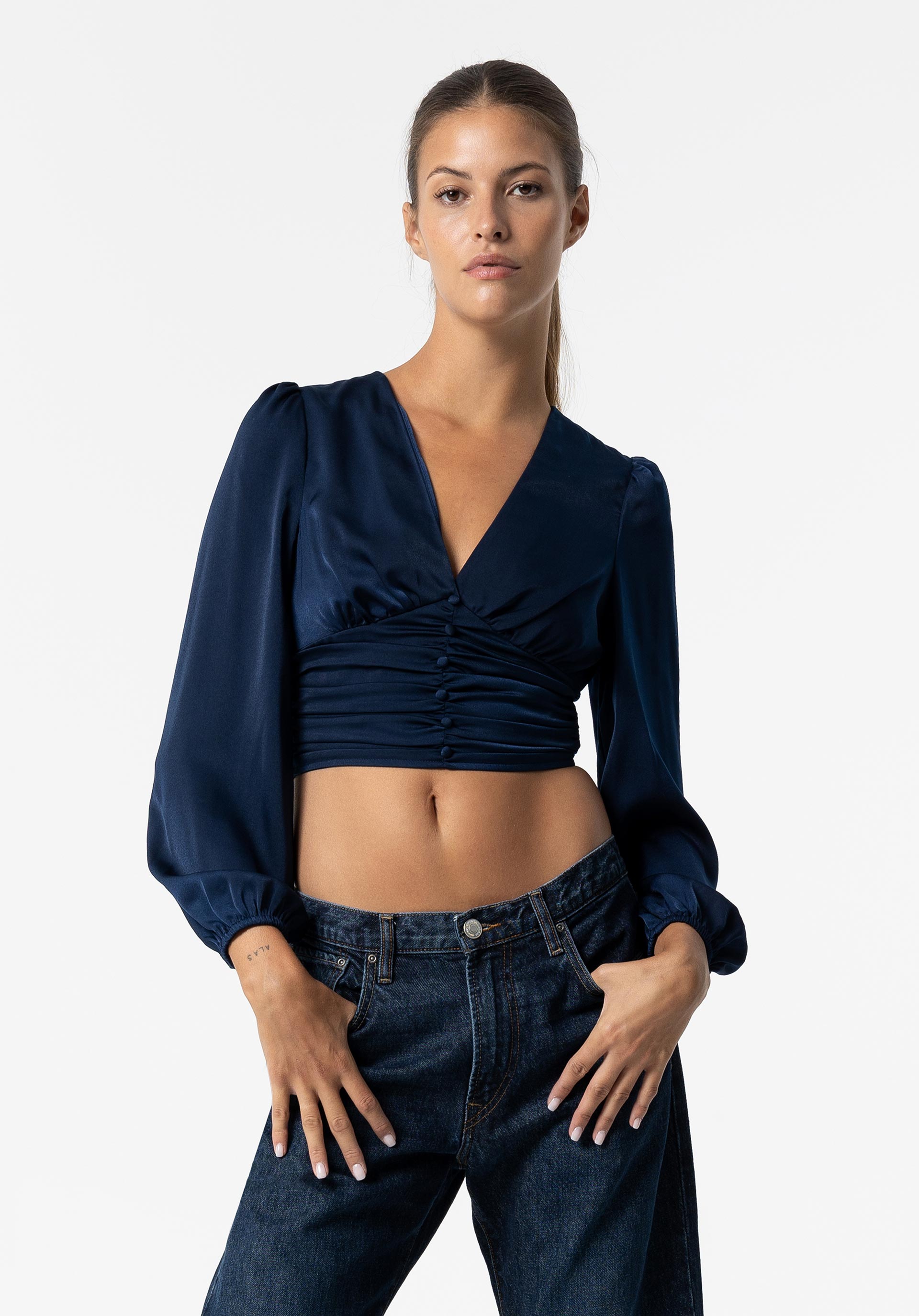 Blusa Acetinada