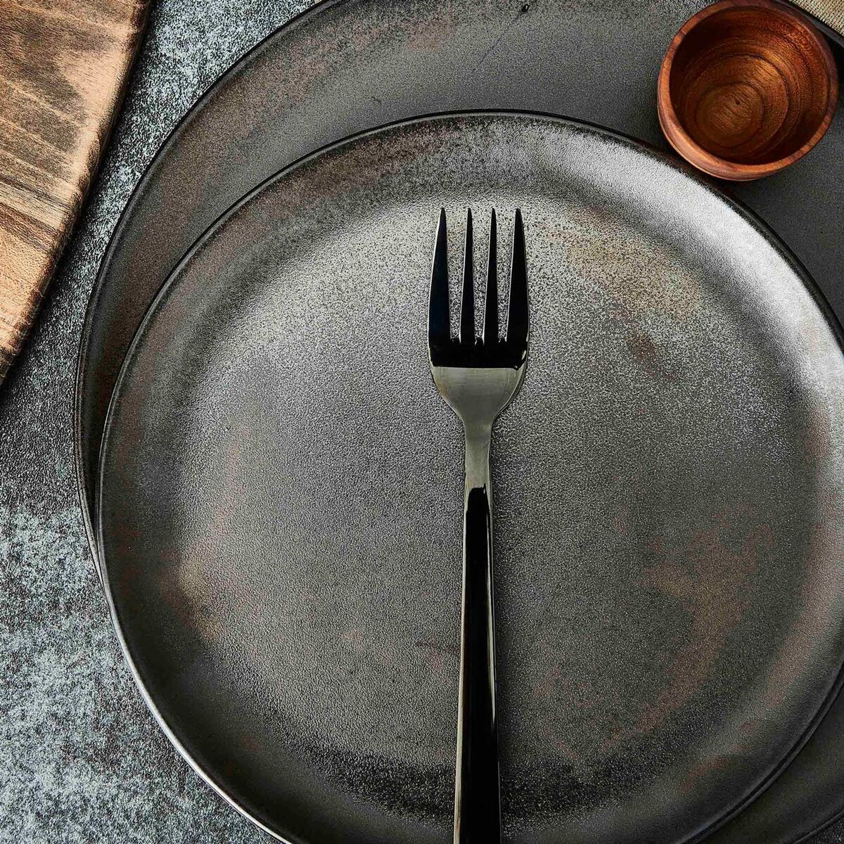 RAW Frokosttallerken, Metallic Brun