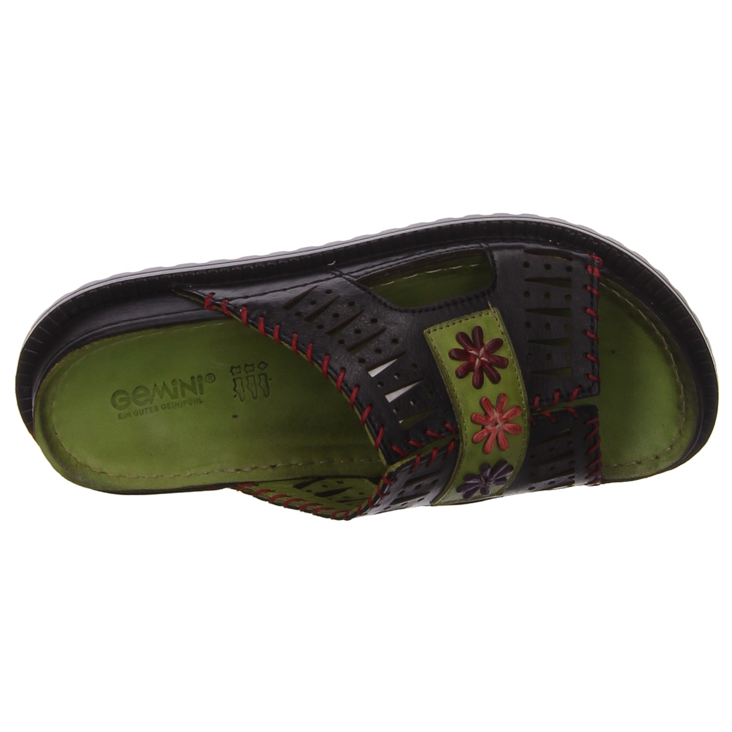 Gemini Pantolette schwarz schwarz