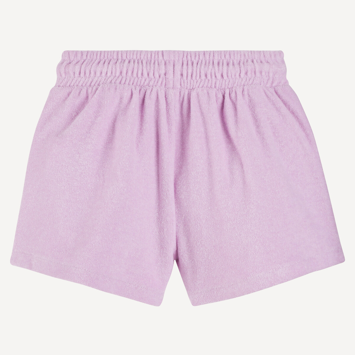 COLEÇÃO LA REDOUTE<br>Shorts de tecido atoalhado com babados
