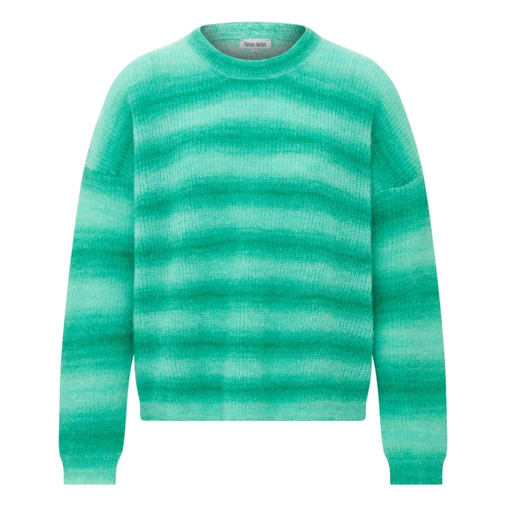 Alma Deia Pull Mohair Loose | Vert émeraude