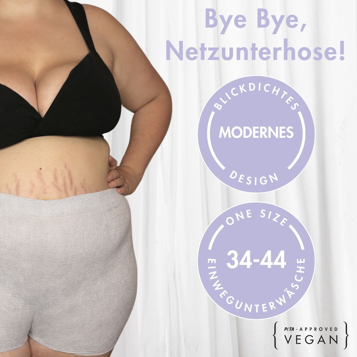 MyClarella® Wochenbett-Einwegunterwäsche Postpartum Shorty - Blickdicht, dehnbar, nahtlos, soft