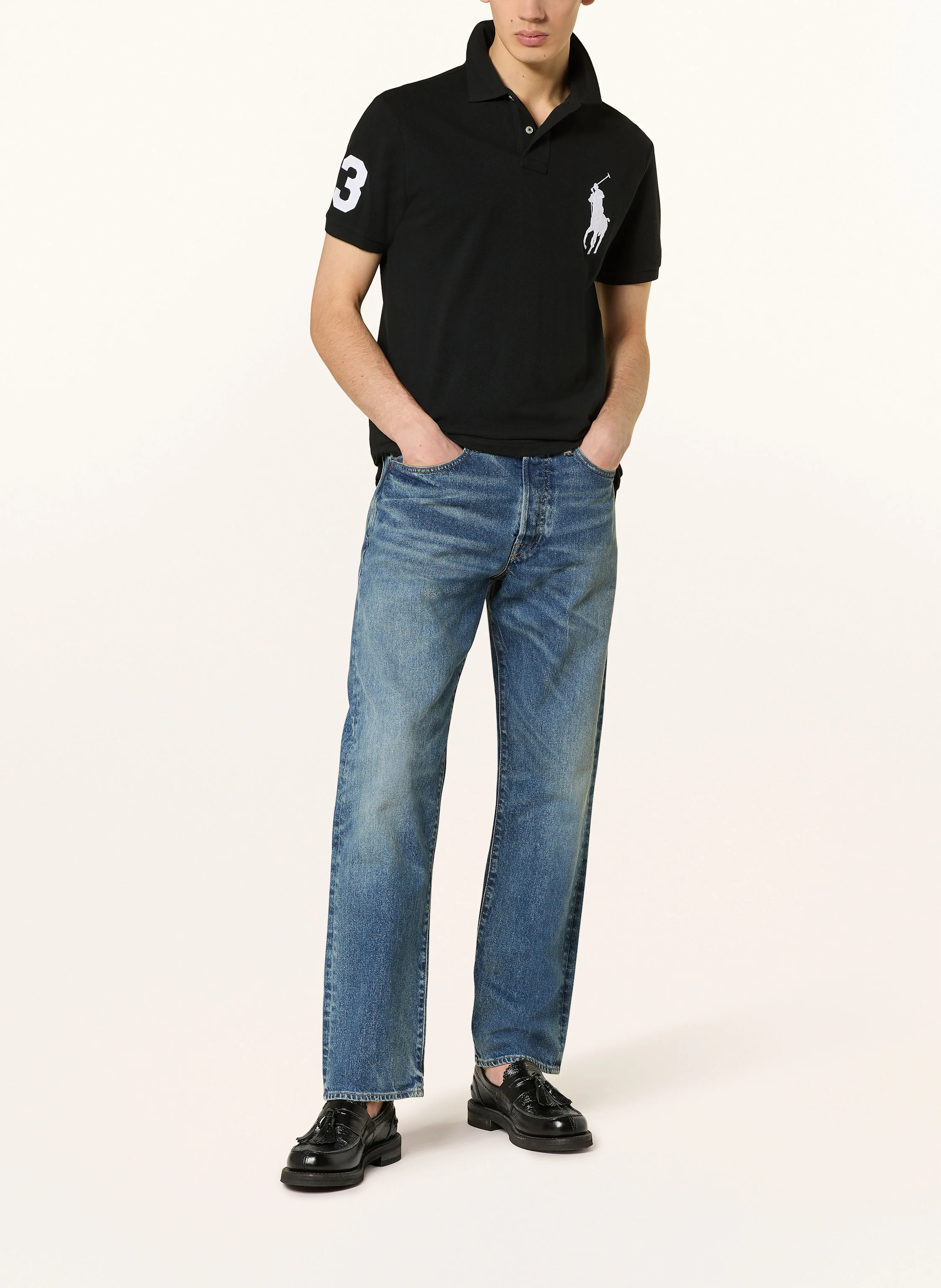 POLO RALPH LAUREN Piqué-Poloshirt Custom Slim Fit