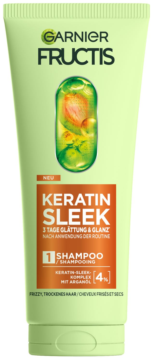FRUCTIS Sleek Shampoo<br>200 ml, Keratin