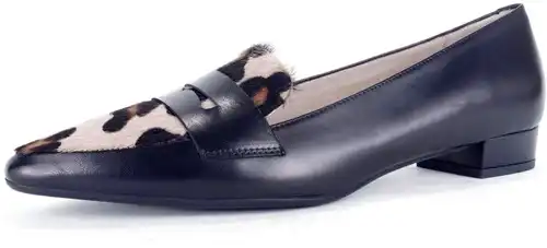59402 CALAND ZWART LUIPAARD - maat 43 pump zwart luipaard - maat 43 Calandschoen