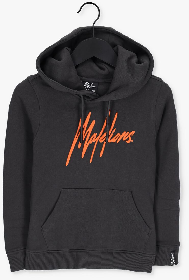 MALELIONS antraciet malelions sweater malelions junior girls essentials hoodie