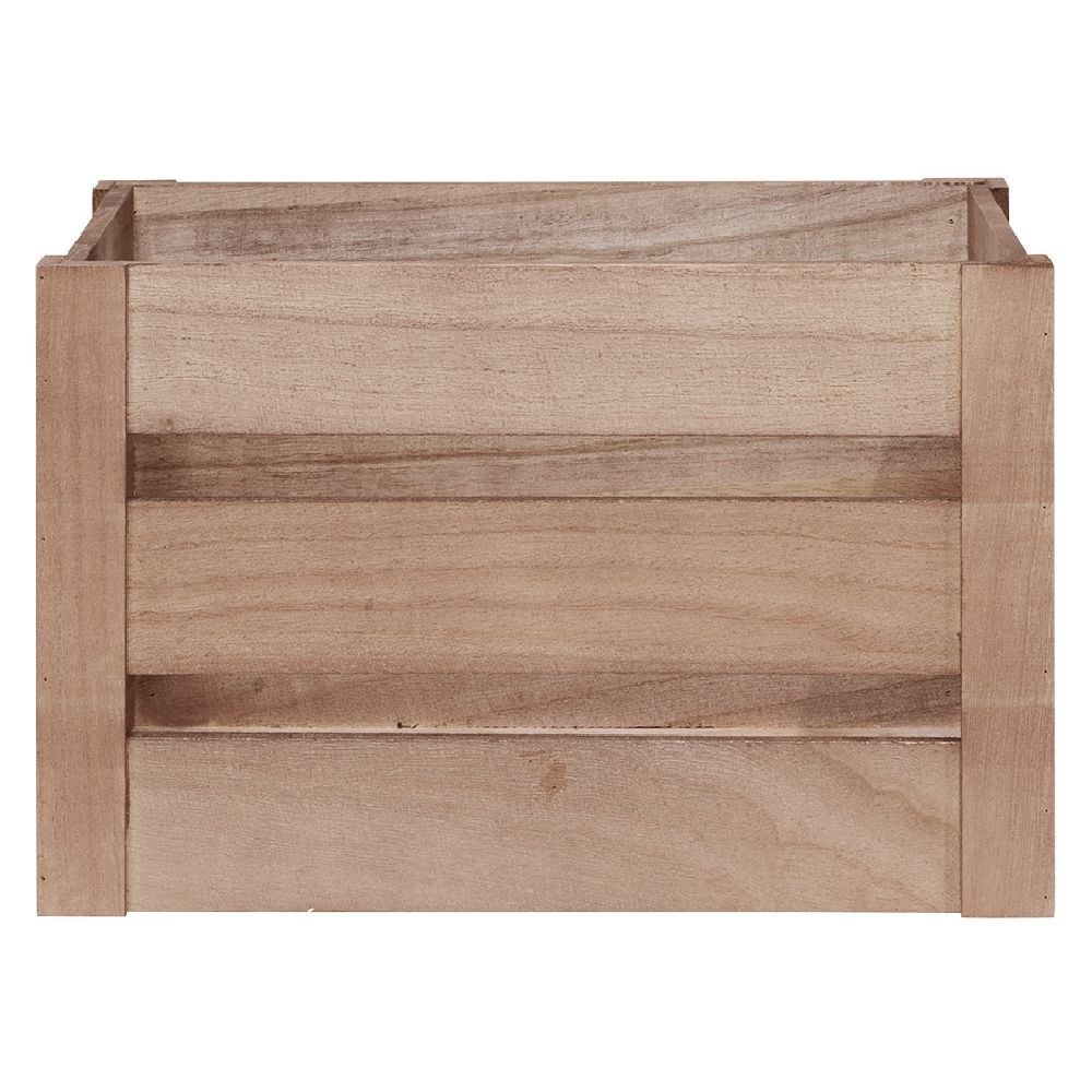 Caisse de rangement en bois Taille S