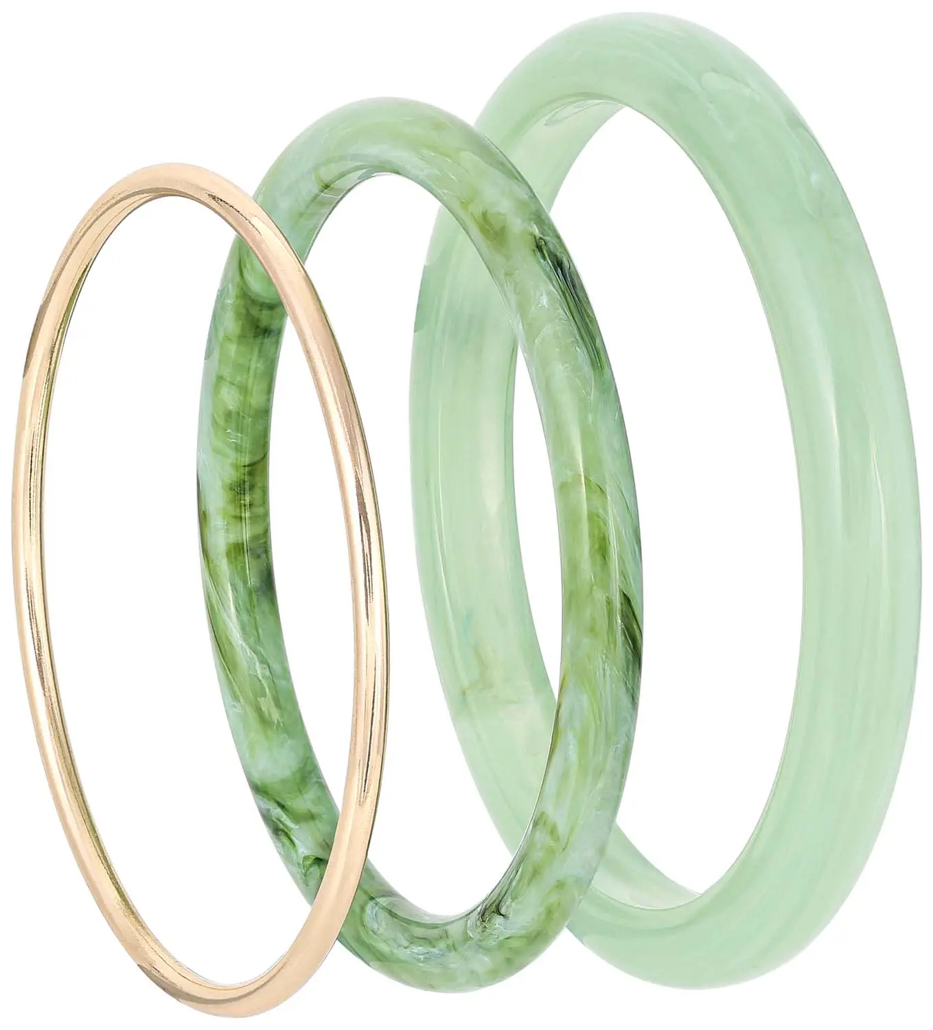 Armreif-Set - Light Green