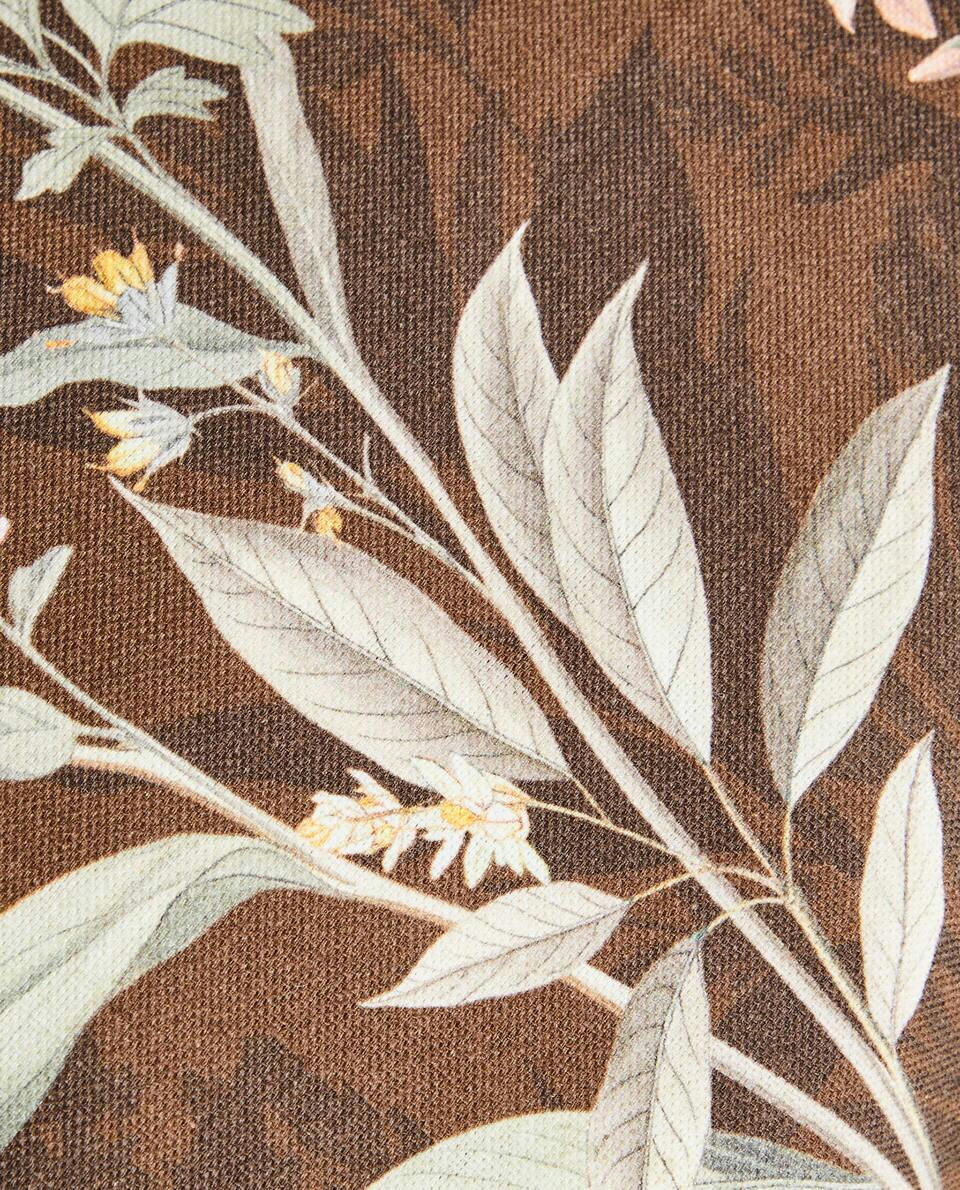 CAPA DE ALMOFADA COM ESTAMPA FLORAL