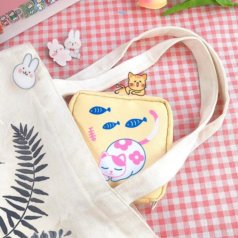 (10x10x4cm) Hygiene Tasche Kosmetik Handtaschen Necessaire Organizer Bag - Lila