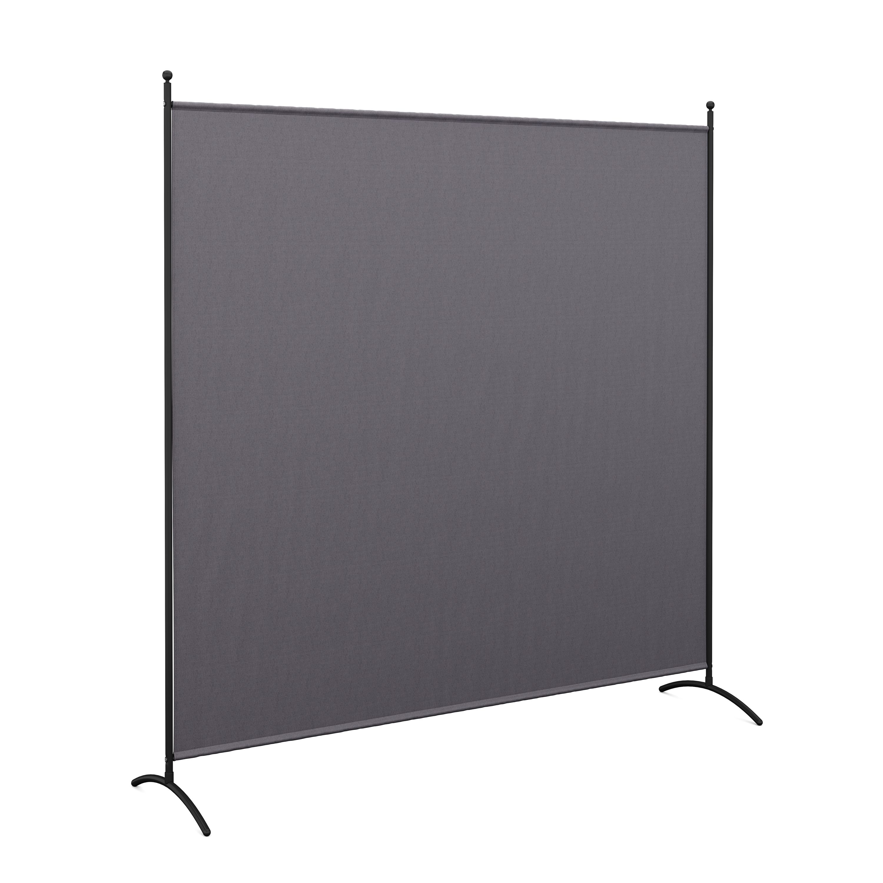 Paravent 1-teilig 180 x 180 cm anthrazit