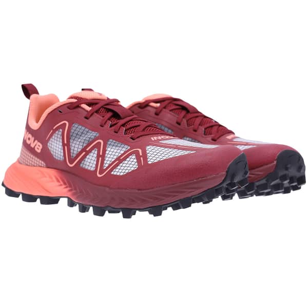 Chaussure trail INOV-8 MUDTALON SPEED W BURGUNDY/CORAL
