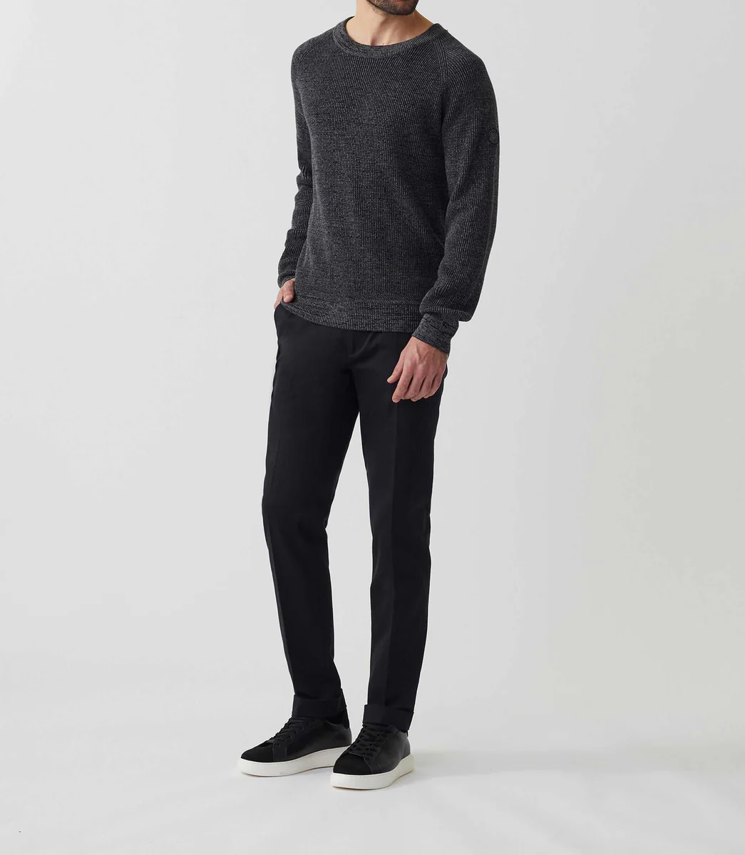Pull col rond anthracite 