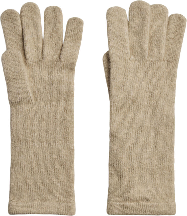 Pieces PCFORTUNA LONG GLOVES BC White pepper