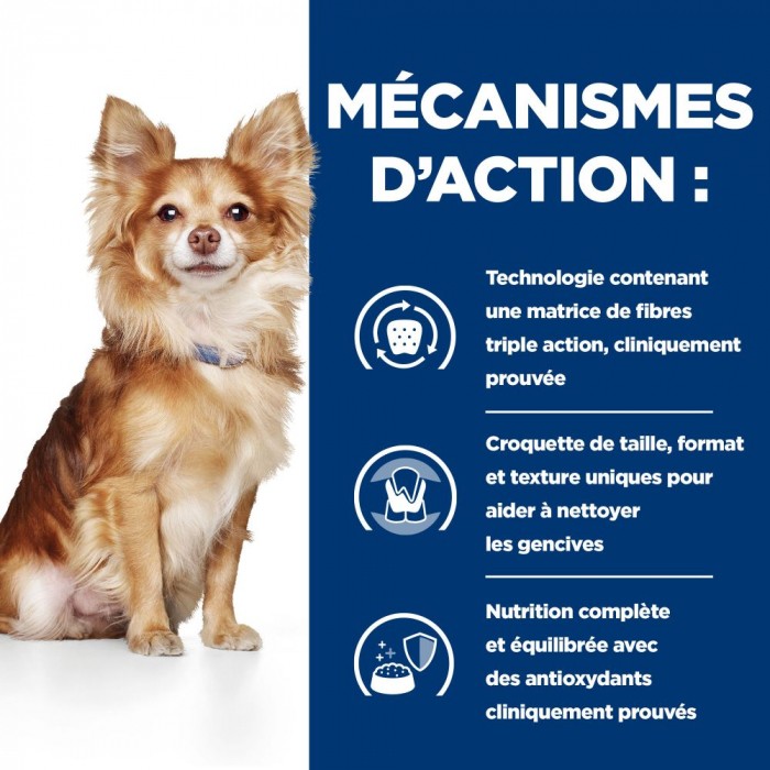 HILL'S Prescription Diet t/d Dental Care Mini au Poulet - Croquettes pour chien