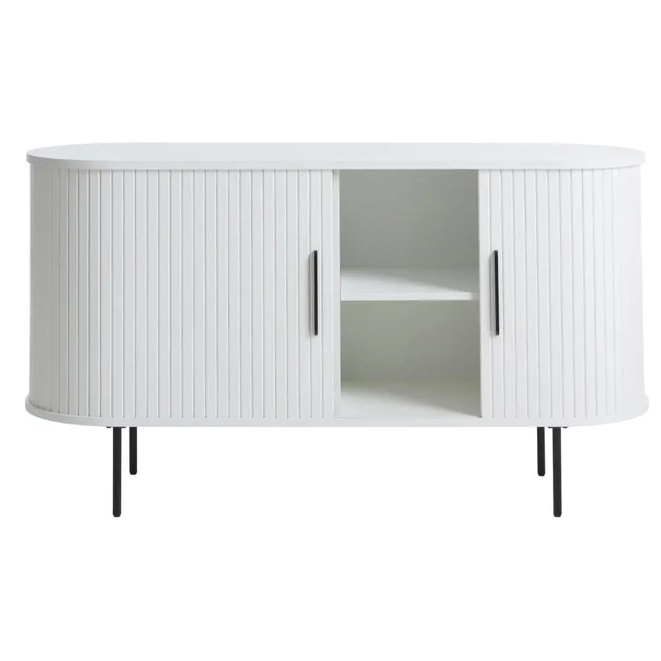 Dressoir Wit Eikenhout - 140x45x76cm - Nola