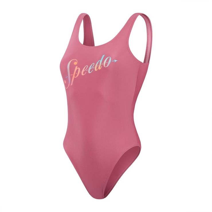 SpeedoLogo Deep U-Back - lila