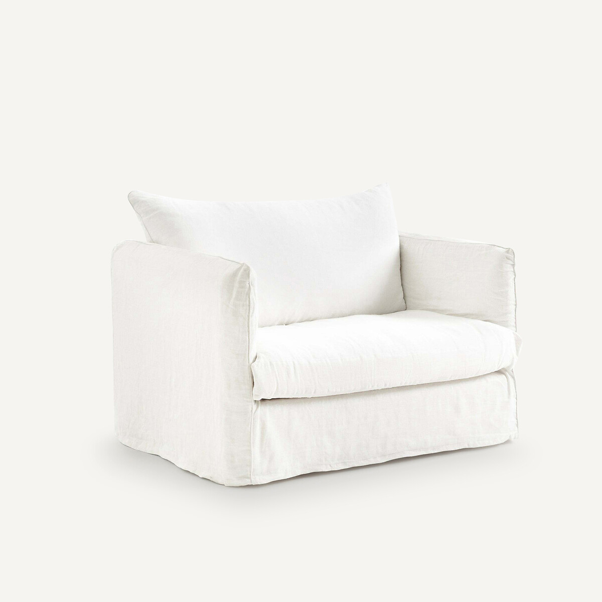 AM.PM<br>Poltrona XL em linho amassado, Neo Chiquito