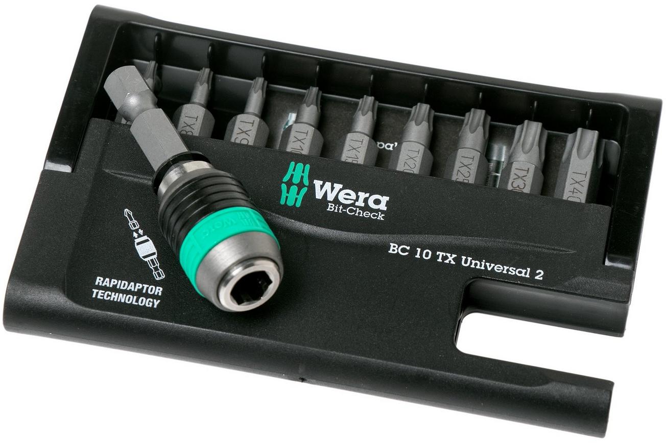 Wera Bit-Check 10 Torx universeel 10-delige Torx set, 5057115001