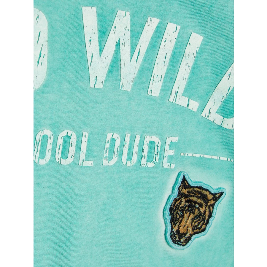 name it Boys T-Shirt Gaxel pool blue