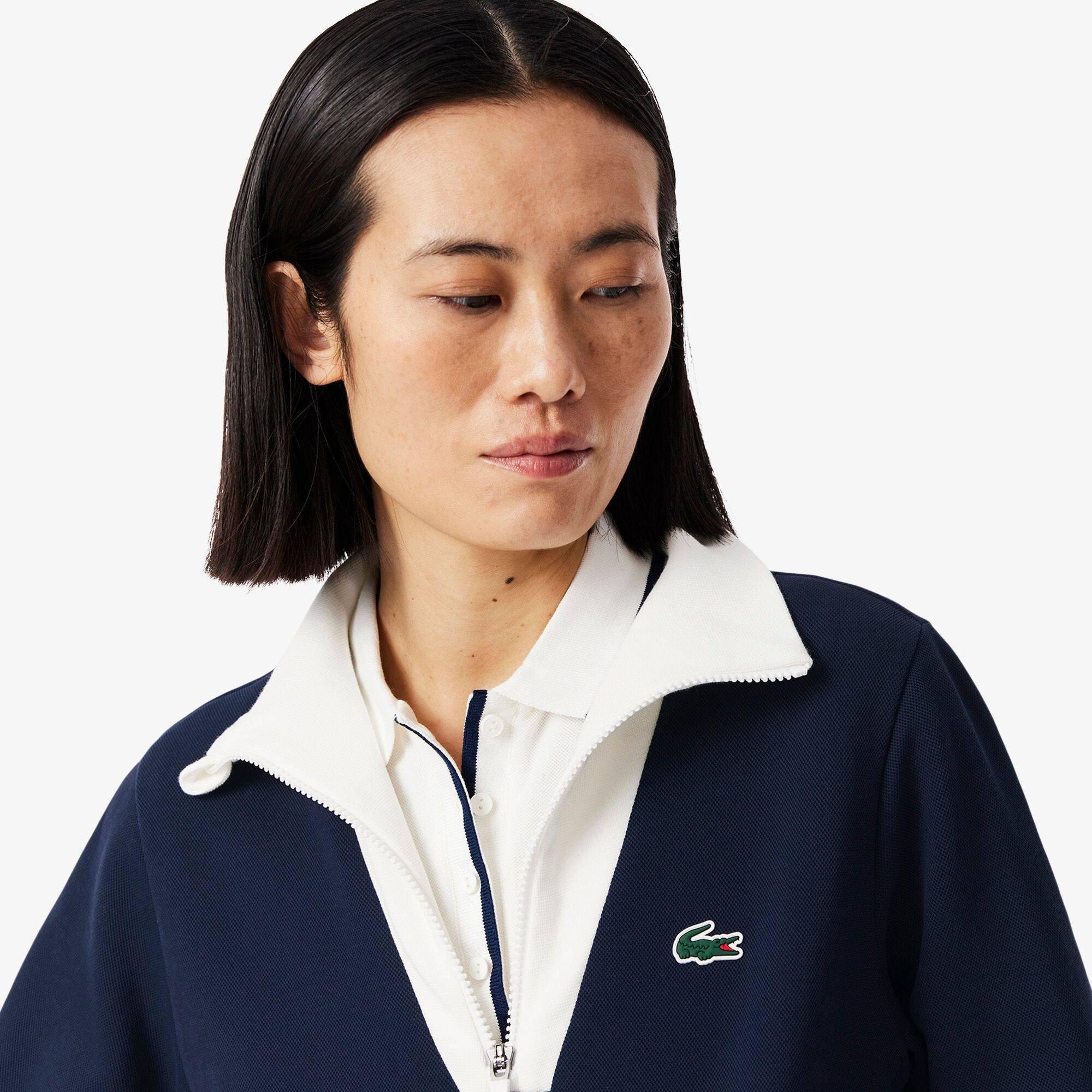 Lacoste HeritagequarterZip Fleece Top