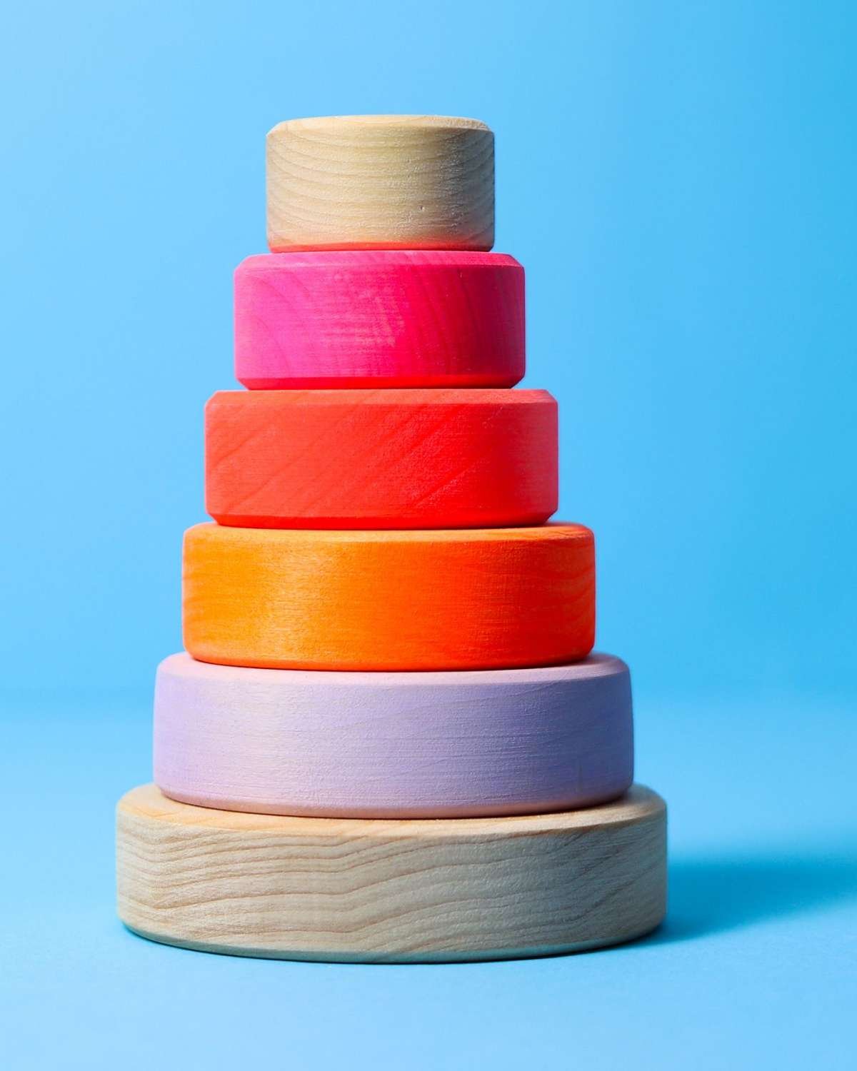 Stabletårn i Tre – Lite 12 cm | Conical Tower