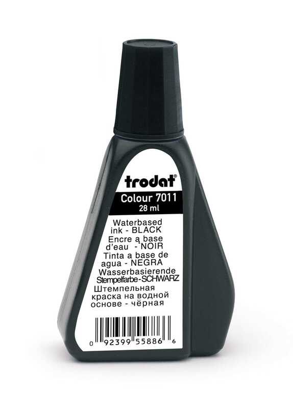 Trodat Stempelfarbe, 28 ml, schwarz