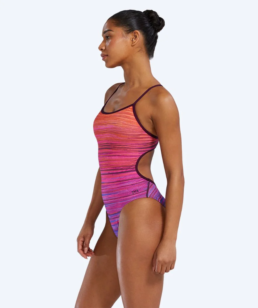 TYR badedragt til damer - Azama Trinityfit - Pink/orange