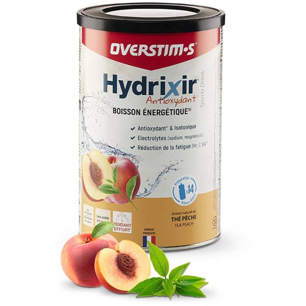 Boissons énergétiques OVERSTIMS HYDRIXIR ANTIOXYDANT THÉ PÊCHE 600G