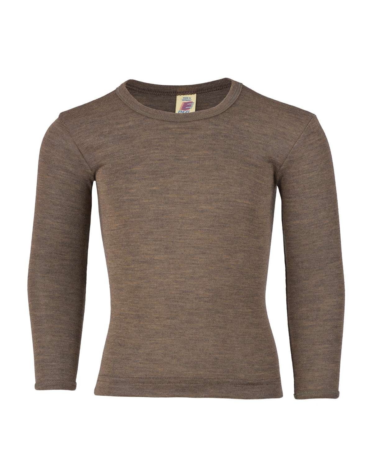 Ulltrøye Langarmet – 70% Merino 30% Silke – Ubehandlet Ull