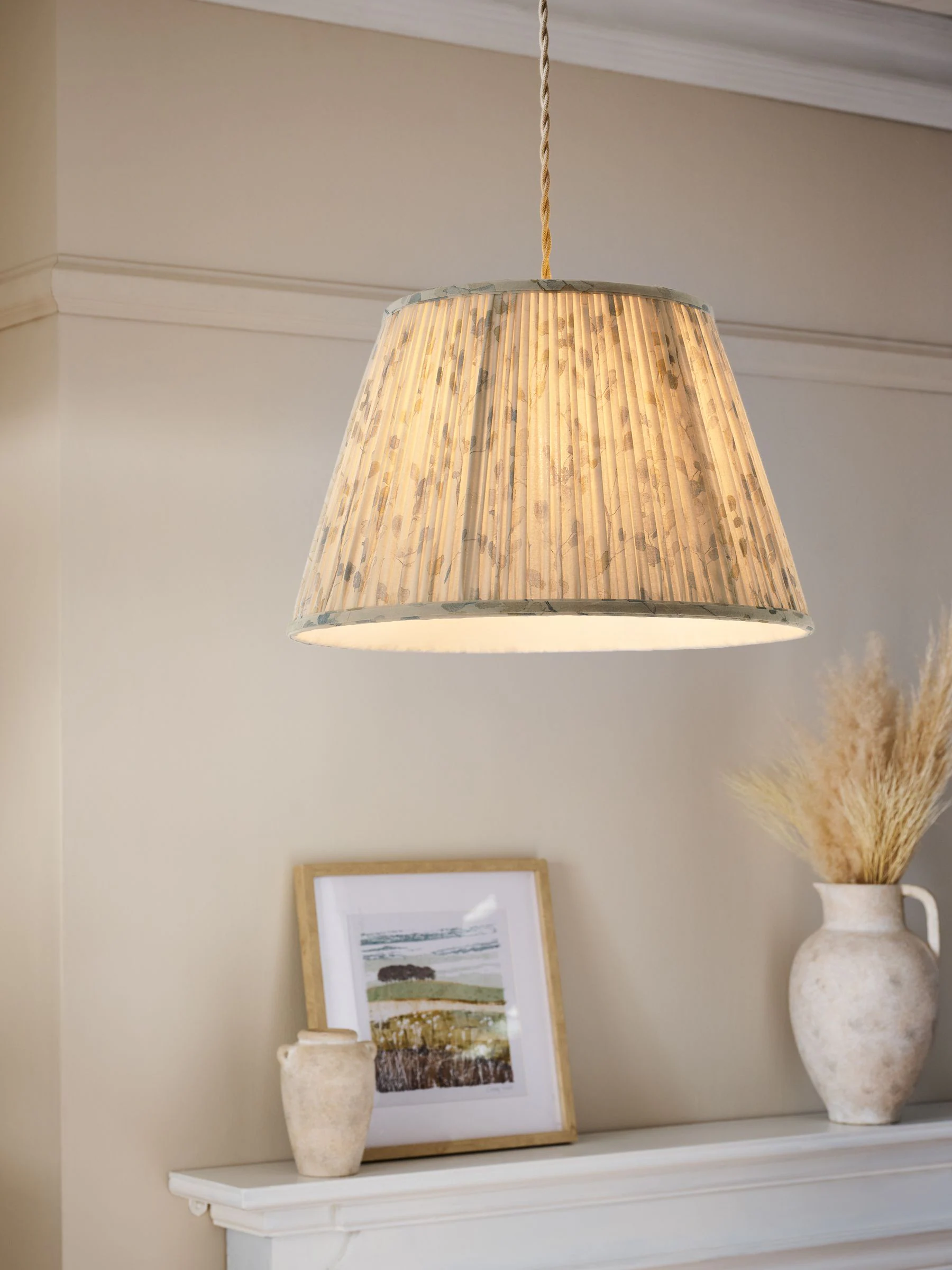 Easy Fit Honesty Leaf Pendant Lamp Shade