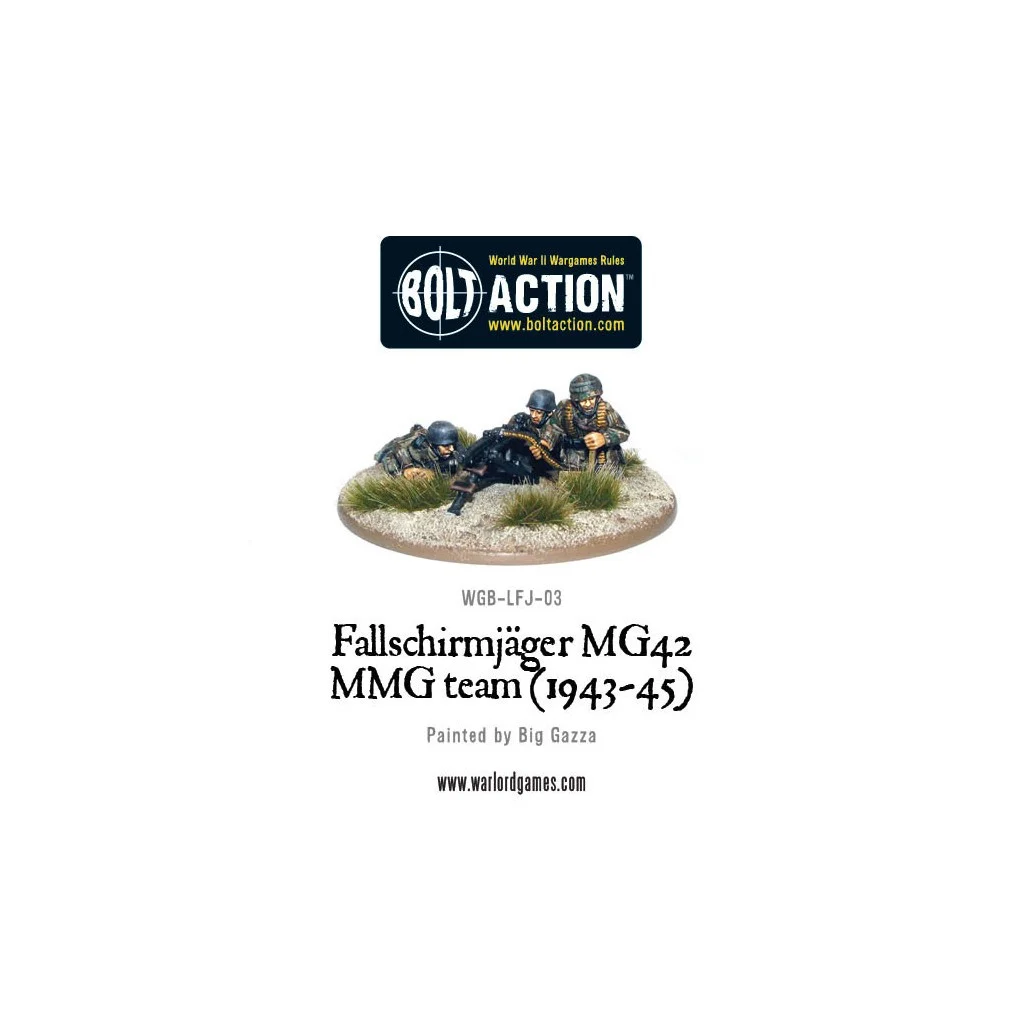 Bolt Action - German - Fallschirmjager MG42 MMG Team (1943-45)