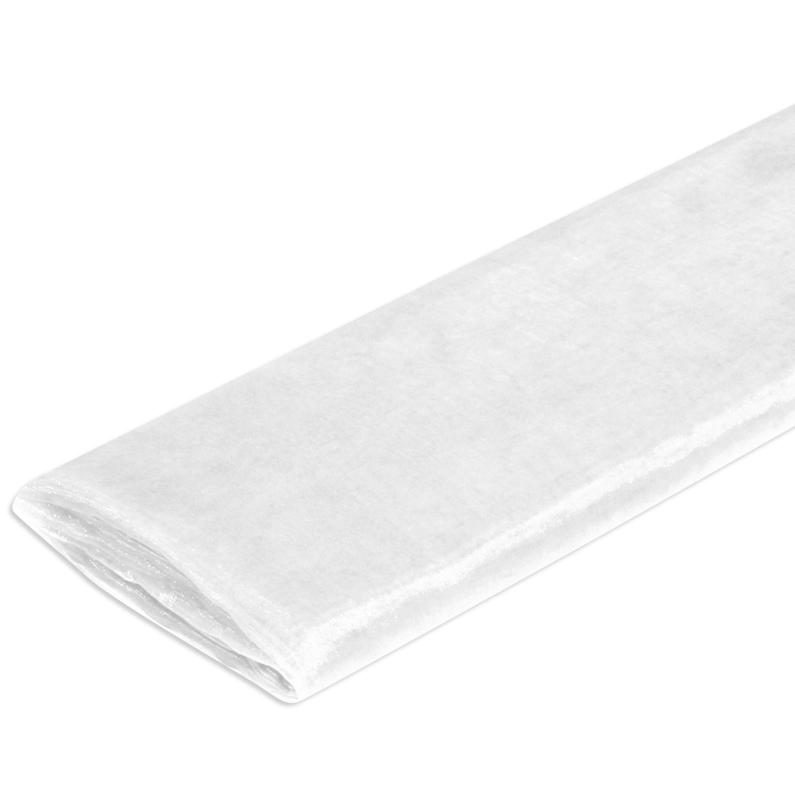 Stoff ORGANZA - weiß - 150 cm breit