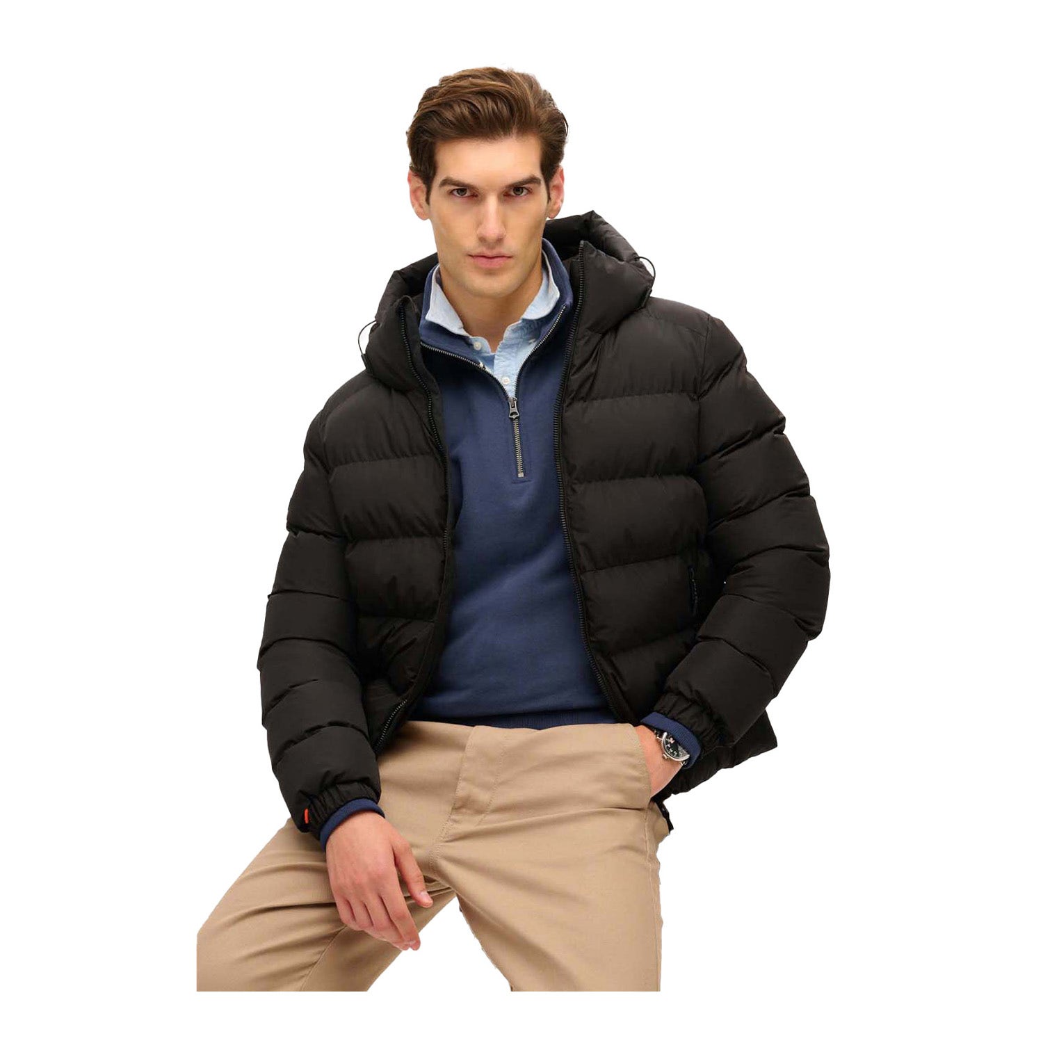 Superdry  Hooded Sports Puffer Jacket