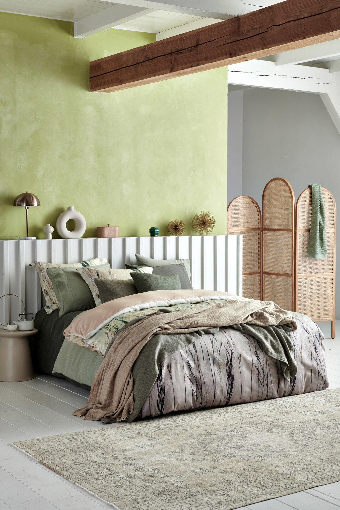 Vandyck Washed Cotton Dekbedovertrek 200 x 200/220 cm - Wit