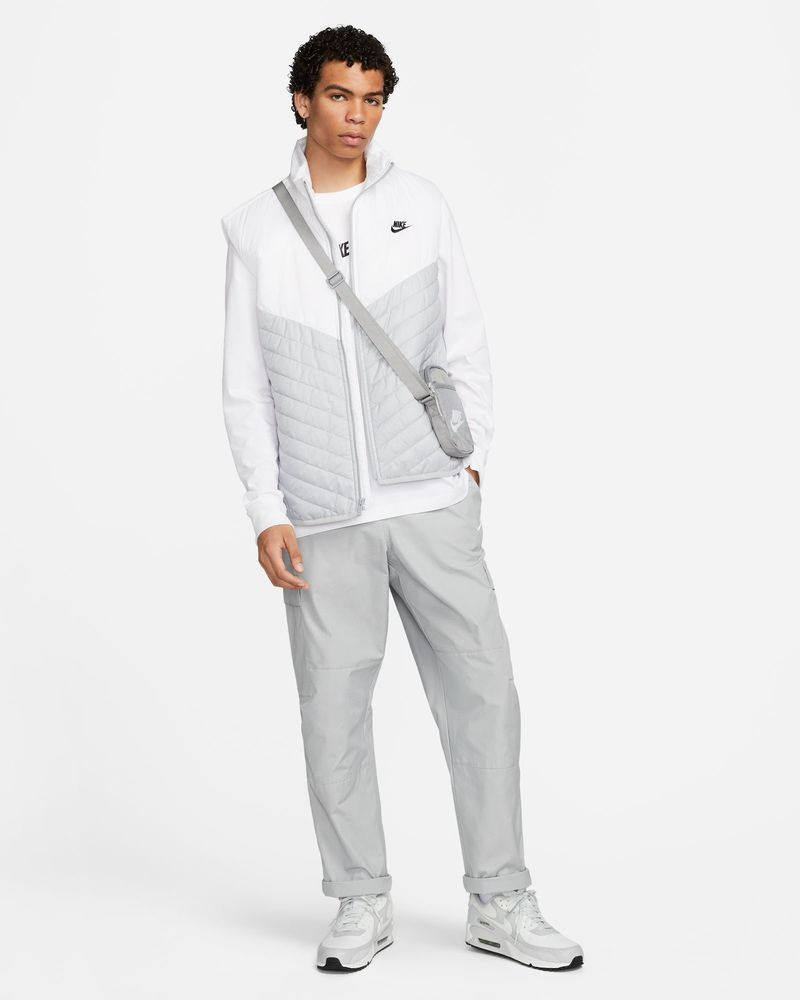 Doudoune sans manches Nike Therma-FIT Gris & Blanc pour homme