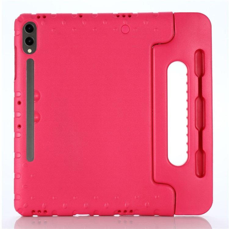 Samsung Galaxy Tab S9 FE  Plus / S9  Plus Stossfeste Kinder Schaumstoff Schutz Hülle   Griff   Standfunktion - Pink