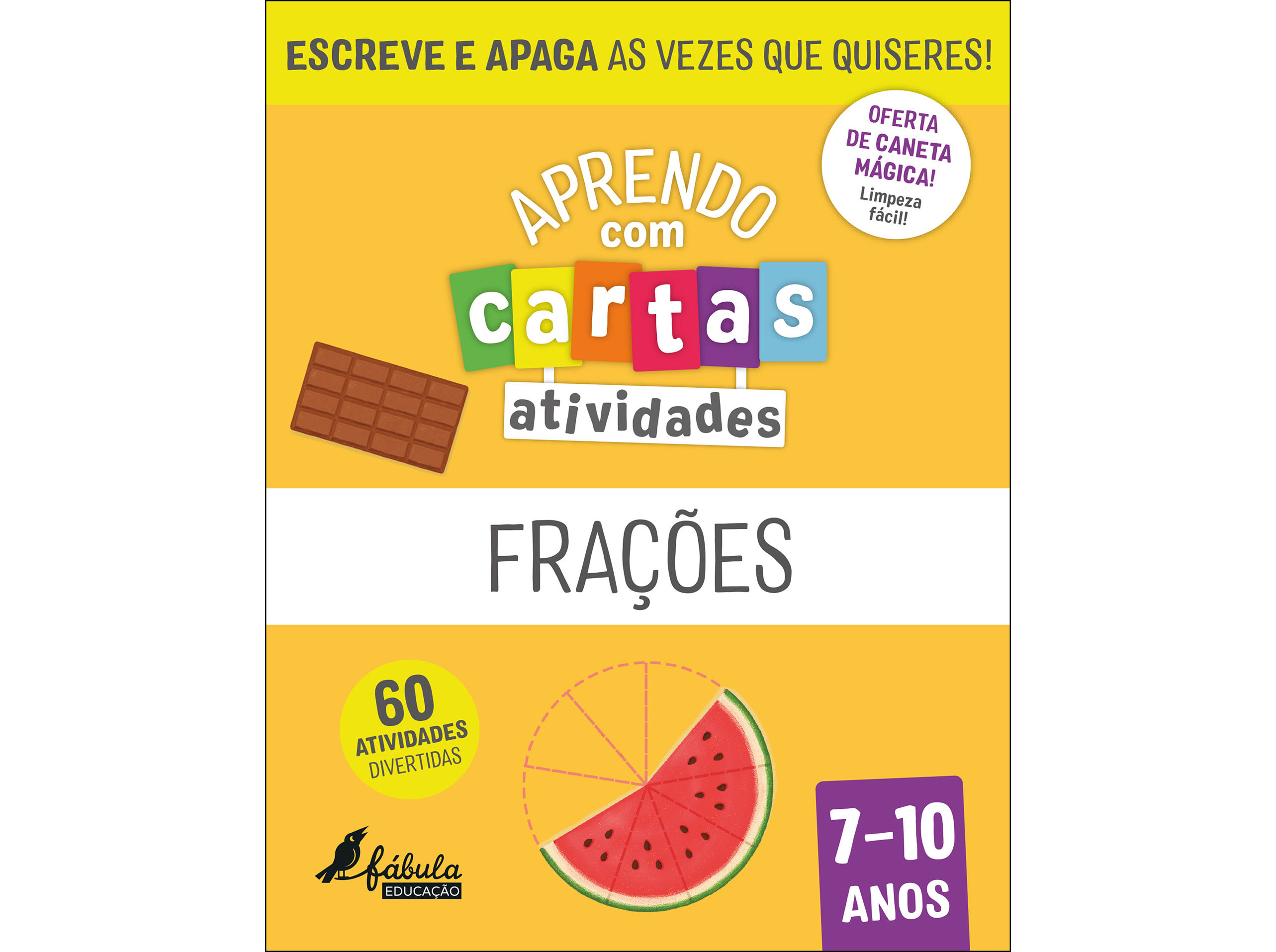 LIVRO APRENDO COM CARTAS ATIVIDADES - FRAÇÕES 7-10 ANOS