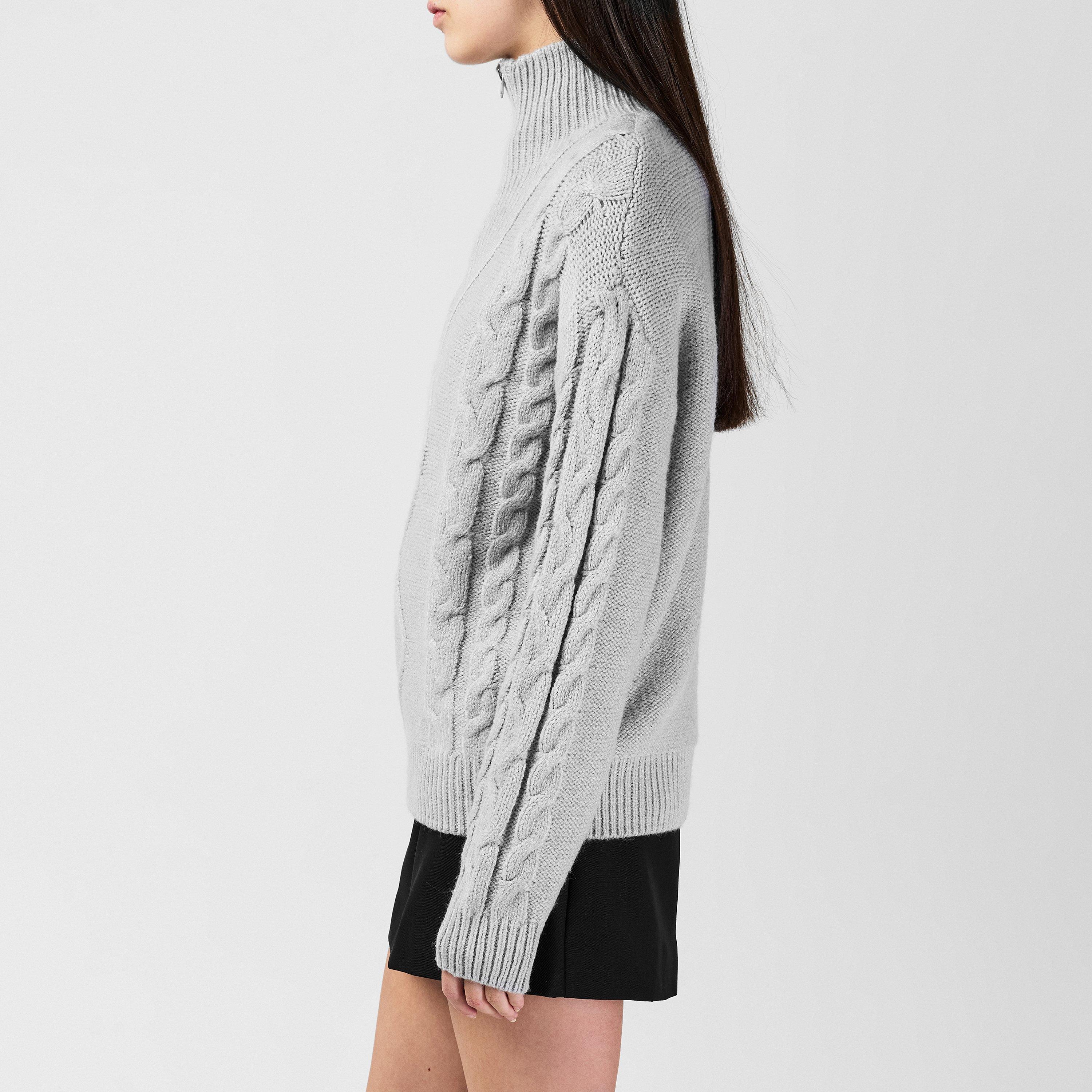 SoulCal Zip Cable Knit Top Womens