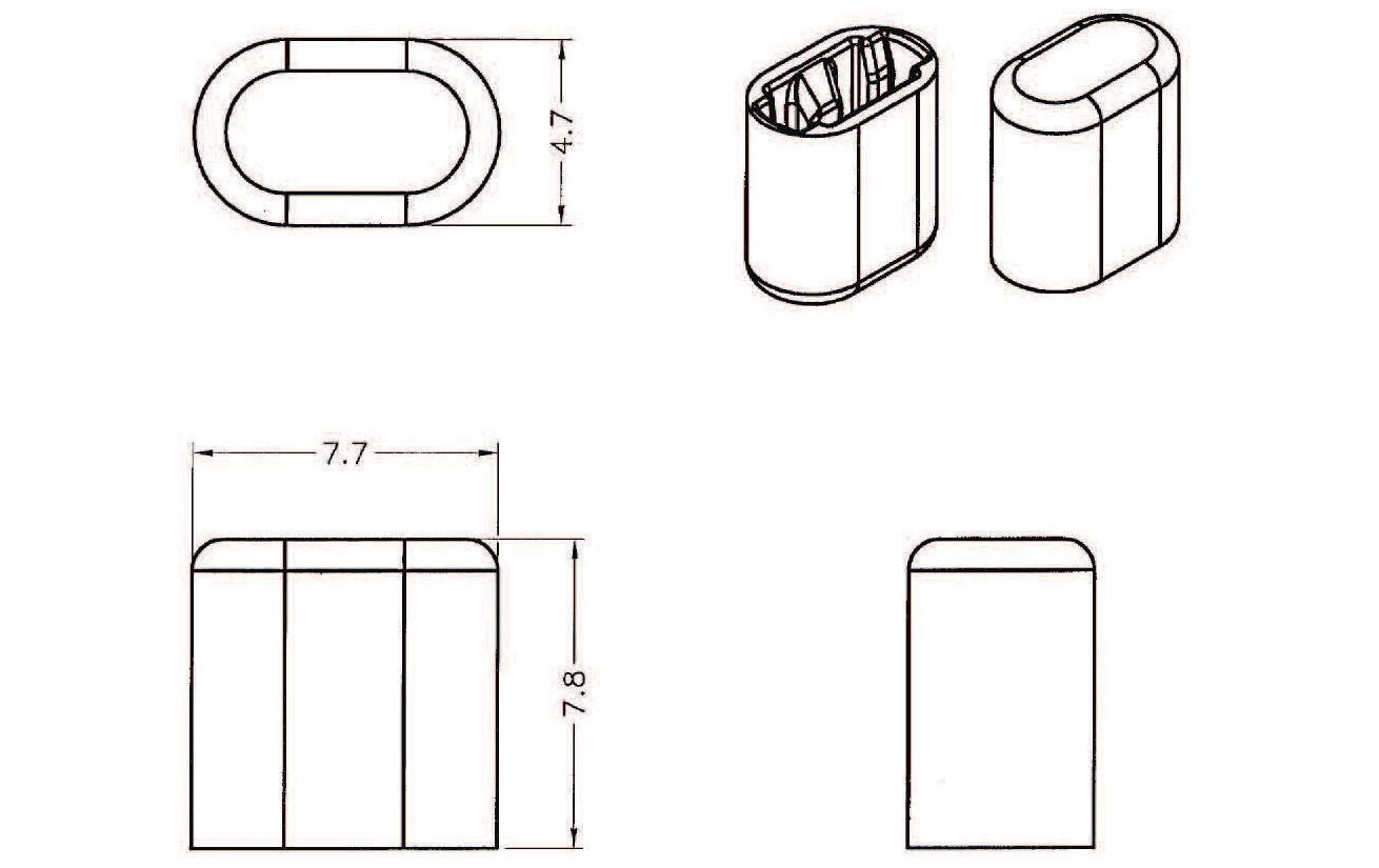 Staubschutz Lightning m 10 Stk. TransparentStaubschutz für RJ11-Stecker