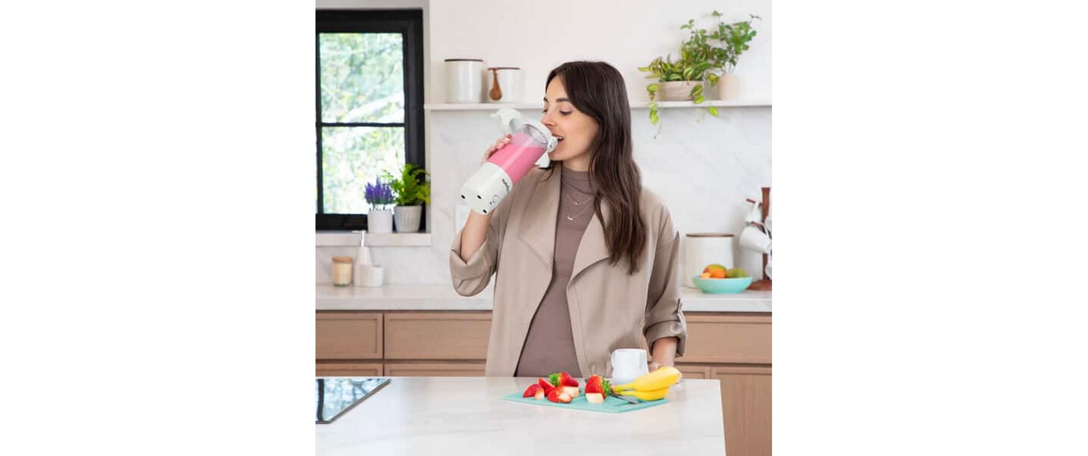 Smoothie Maker Portable WeissTragbarer Blender