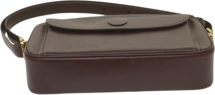 Cartier Vintage Cartier Shoulder Bag Burgundy