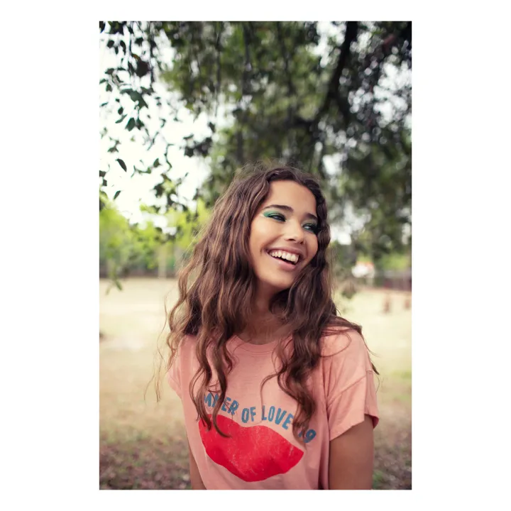 Sisters Department T-shirt Louise Coton et Lin | Corail