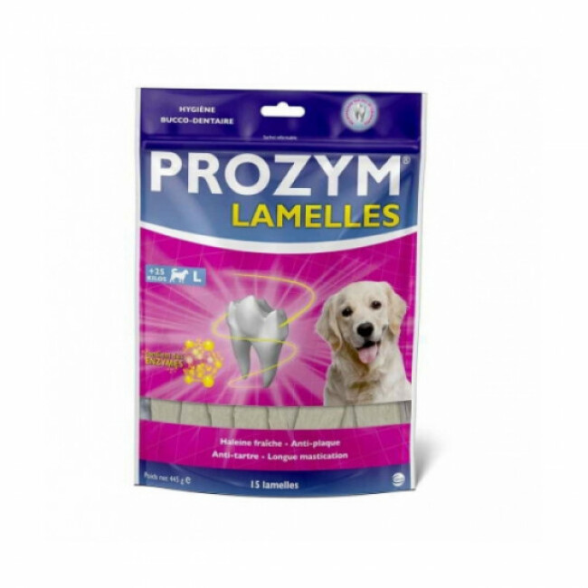 Lamelles à mâcher pour chien Prozym bucco-dentaire